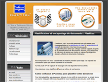 Tablet Screenshot of plastitou.fr